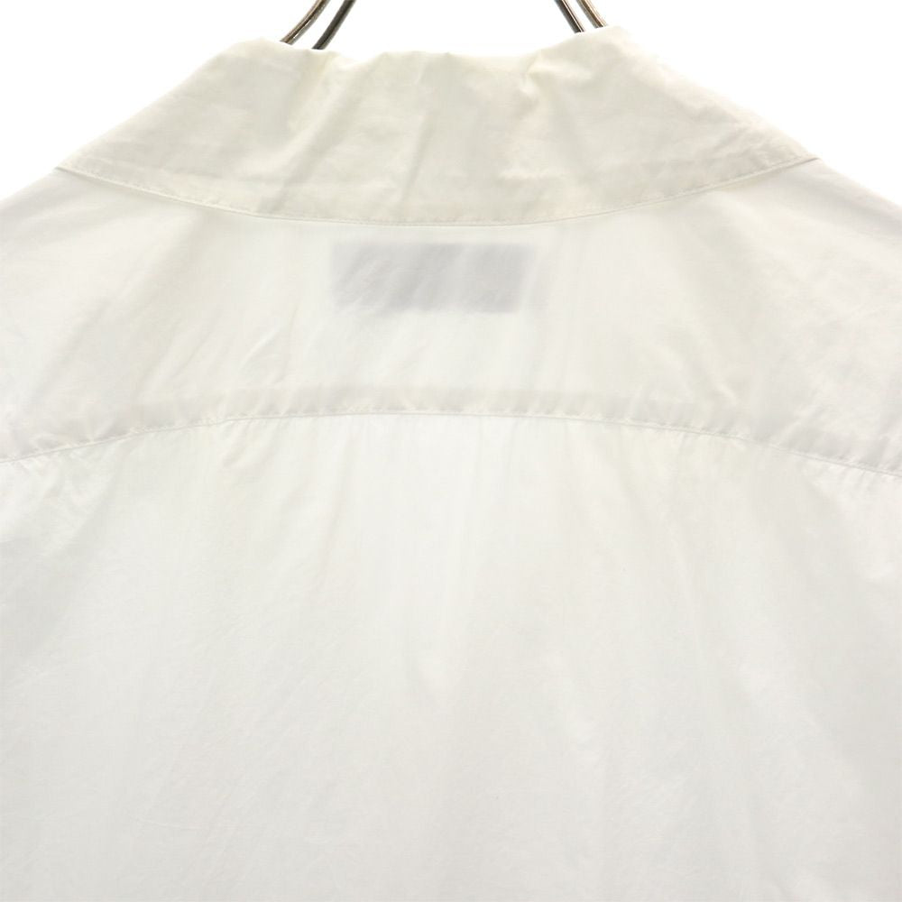 MSGM エムエスジーエム 半袖 裾切替 オープンカラーシャツ 16/41 ホワイト系 メンズ