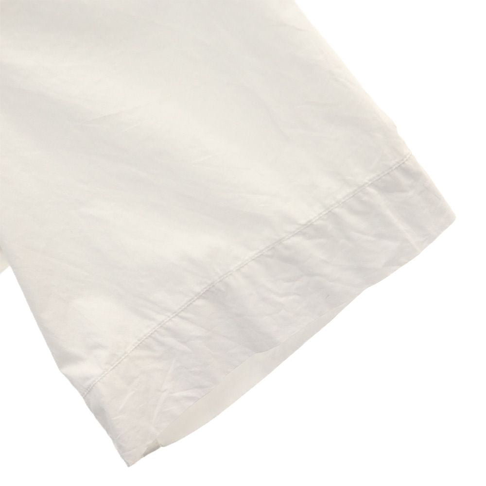 MSGM エムエスジーエム 半袖 裾切替 オープンカラーシャツ 16/41 ホワイト系 メンズ