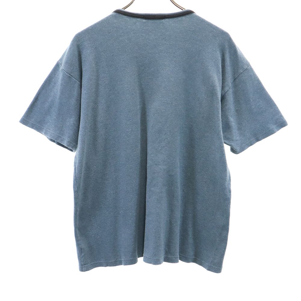 Paul Smith ポールスミス 日本製 半袖 Vネック Tシャツ LA ネイビー メンズ