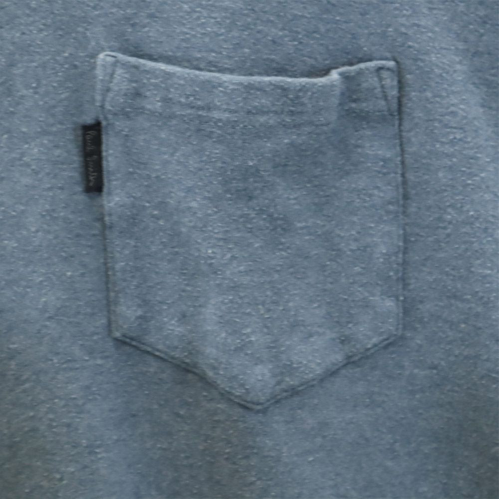 Paul Smith ポールスミス 日本製 半袖 Vネック Tシャツ LA ネイビー メンズ