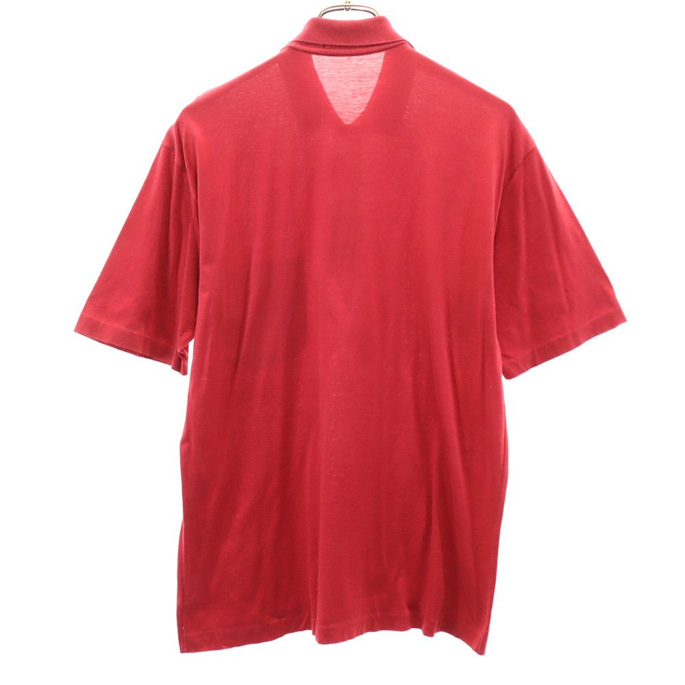 ダンヒル 90s イタリア製 オールド 半袖 ポロシャツ 40 赤 Dunhill メンズ