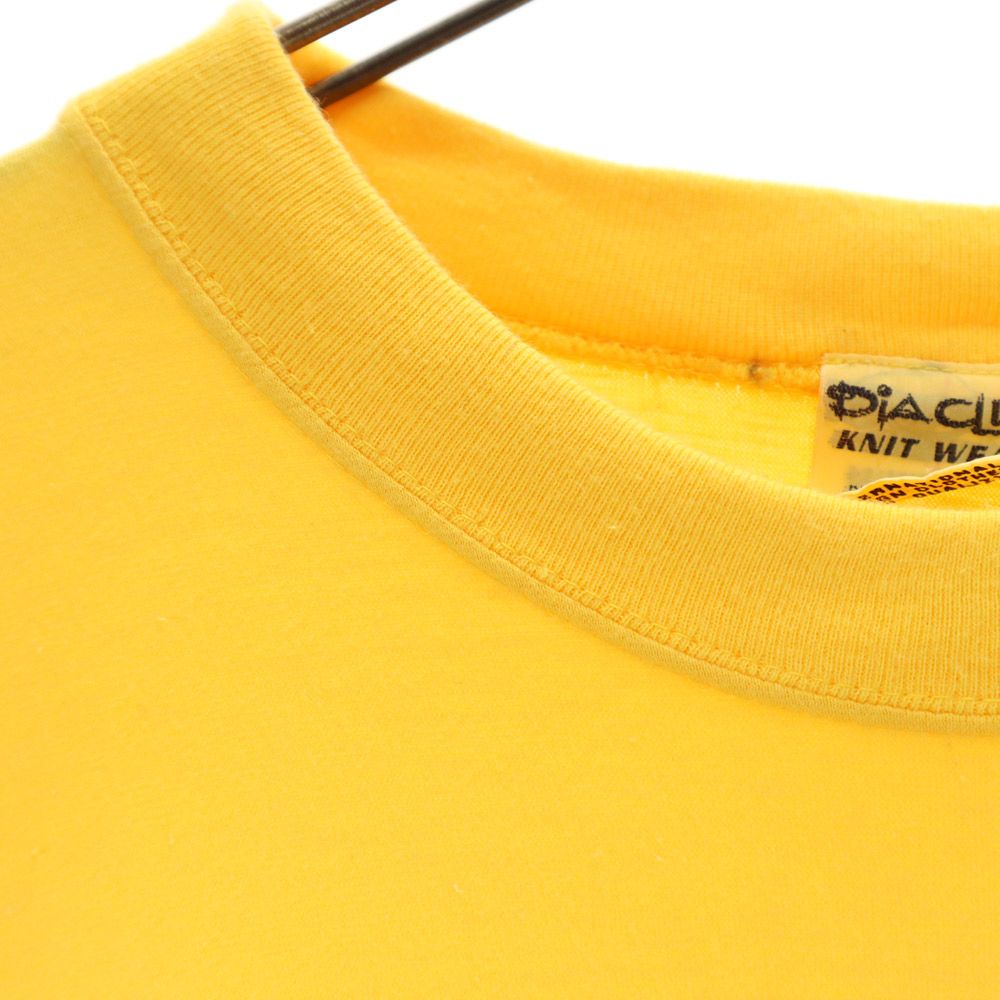 DIA CLUB オールド プリント 半袖 Tシャツ M-L イエロー DIA CLUB メンズ