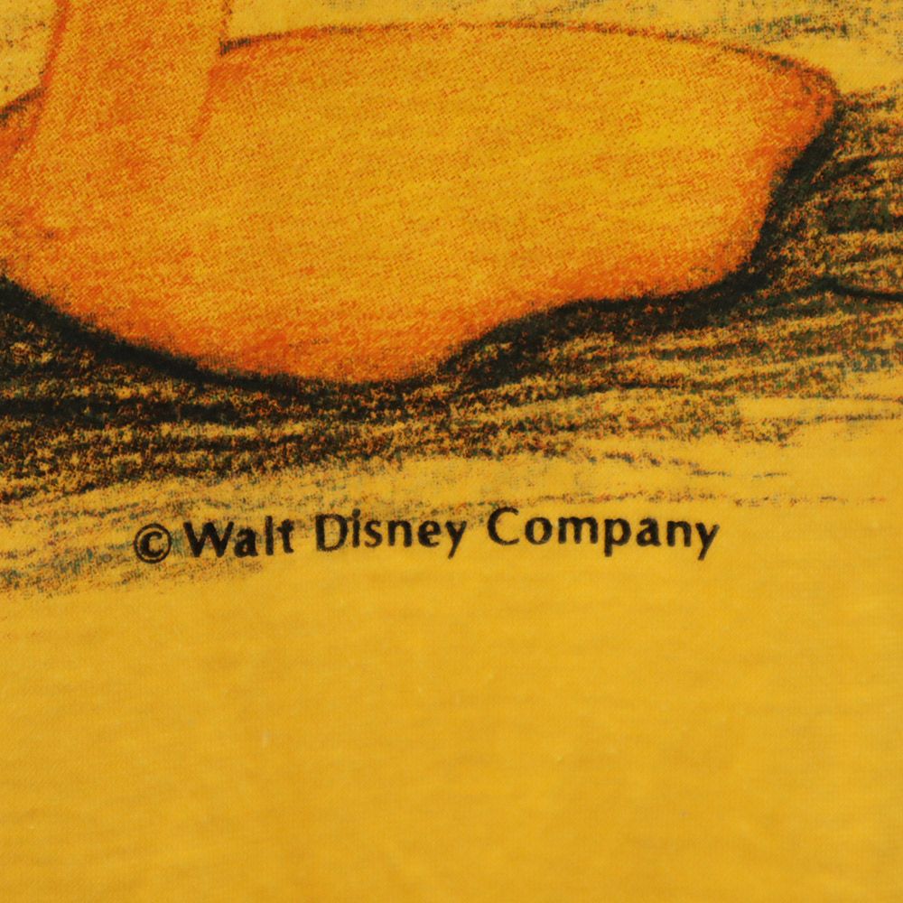 DIA CLUB オールド プリント 半袖 Tシャツ M-L イエロー DIA CLUB メンズ