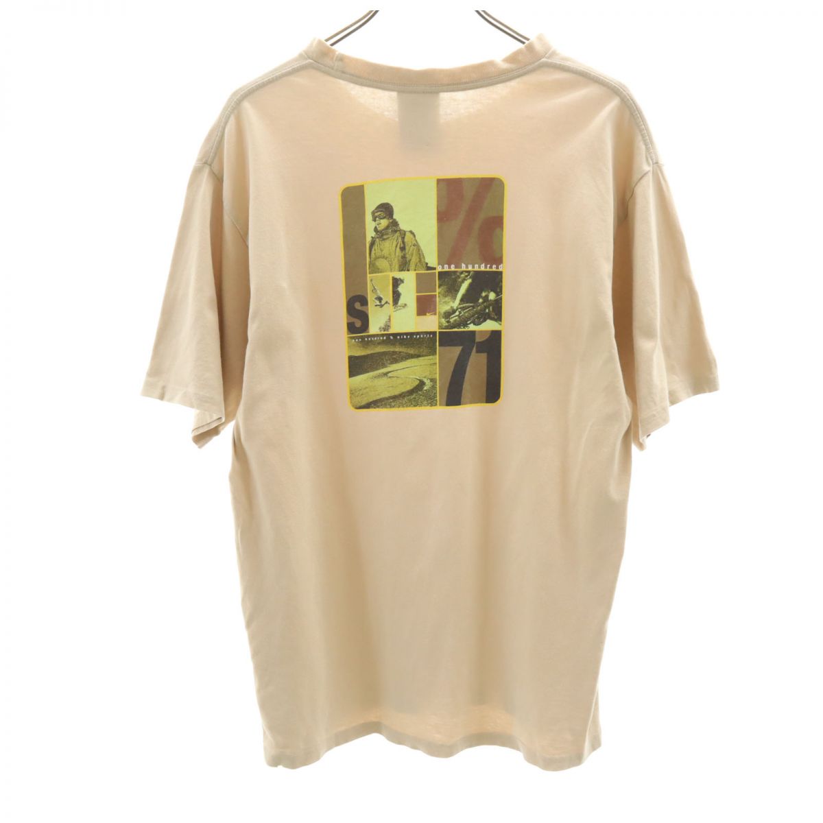 NIKE ナイキ 半袖 Tシャツ M ベージュ メンズ