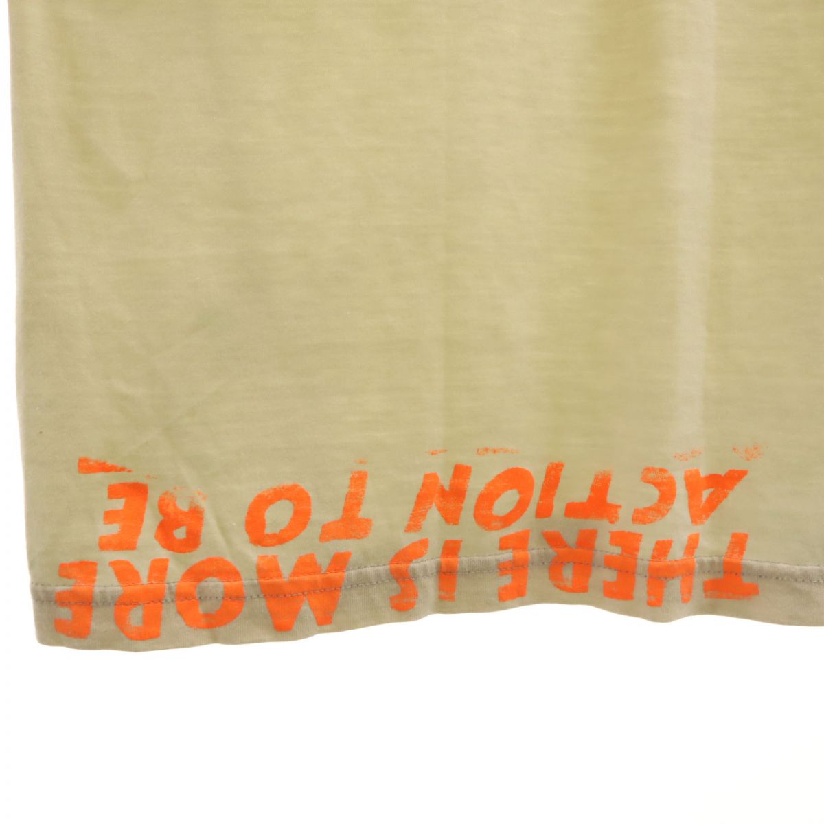 マルタンマルジェラ エイズT 半袖 Vネック Tシャツ ベージュ MARTIN MARGIELA メンズ