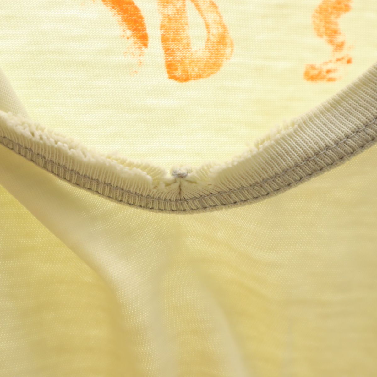 マルタンマルジェラ エイズT 半袖 Vネック Tシャツ ベージュ MARTIN MARGIELA メンズ