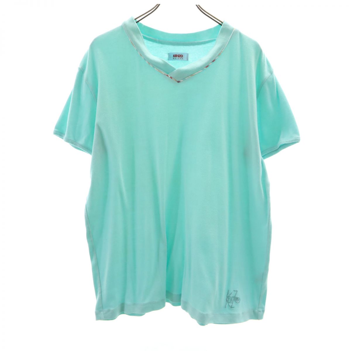 KENZO ケンゾー 半袖 Vネック Tシャツ 水色系 MAISON メンズ
