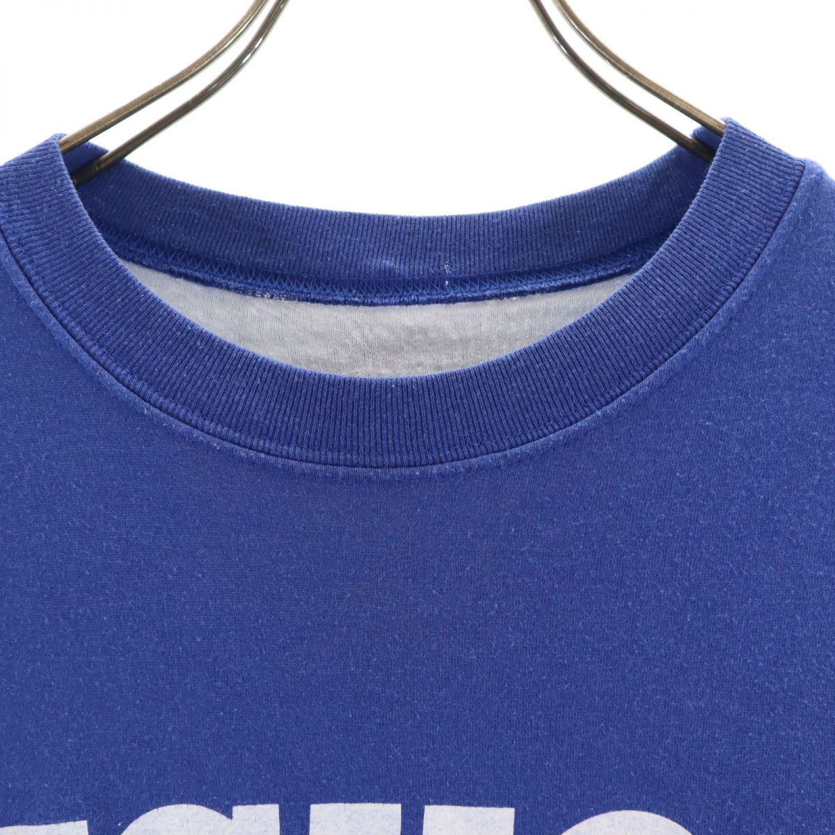 OLD オールド 80s 90s ゲームT 半袖 リバーシブル Tシャツ 青/白 メンズ