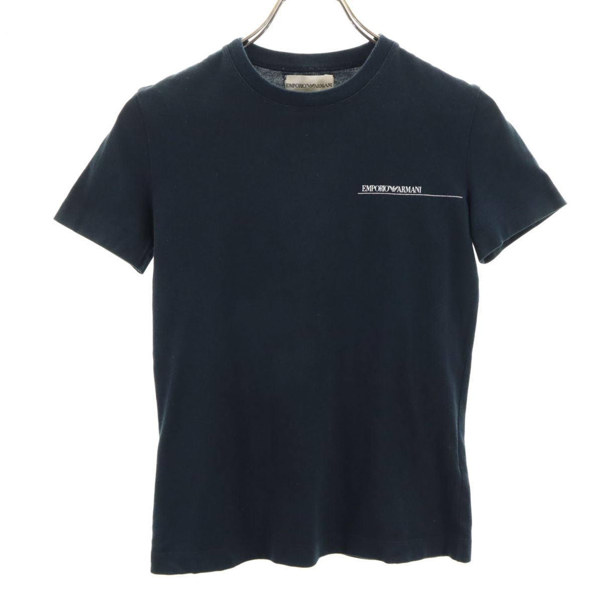 Emporio Armani エンポリオアルマーニ 日本製 半袖 Tシャツ S 黒 レディース