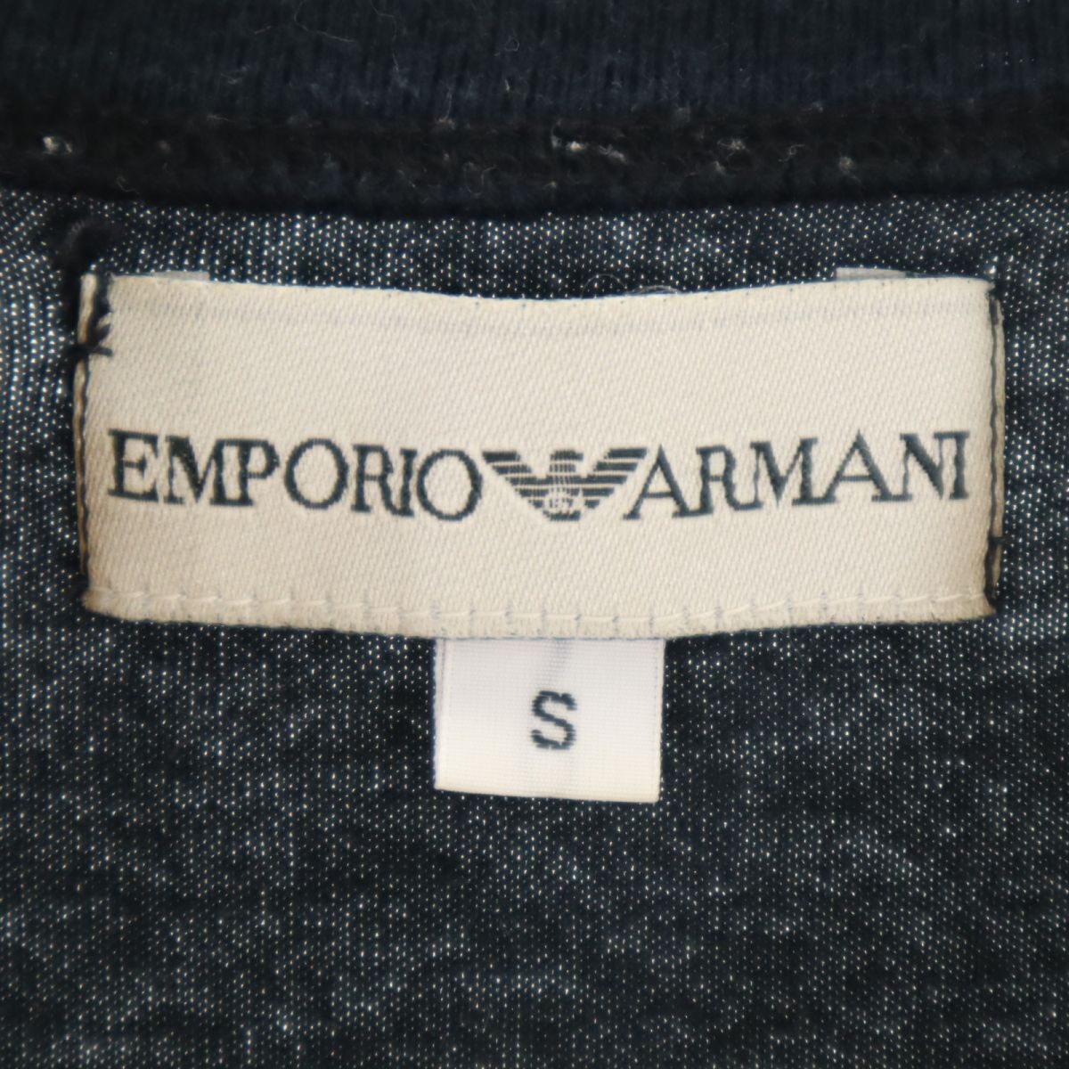 Emporio Armani エンポリオアルマーニ 日本製 半袖 Tシャツ S 黒 レディース