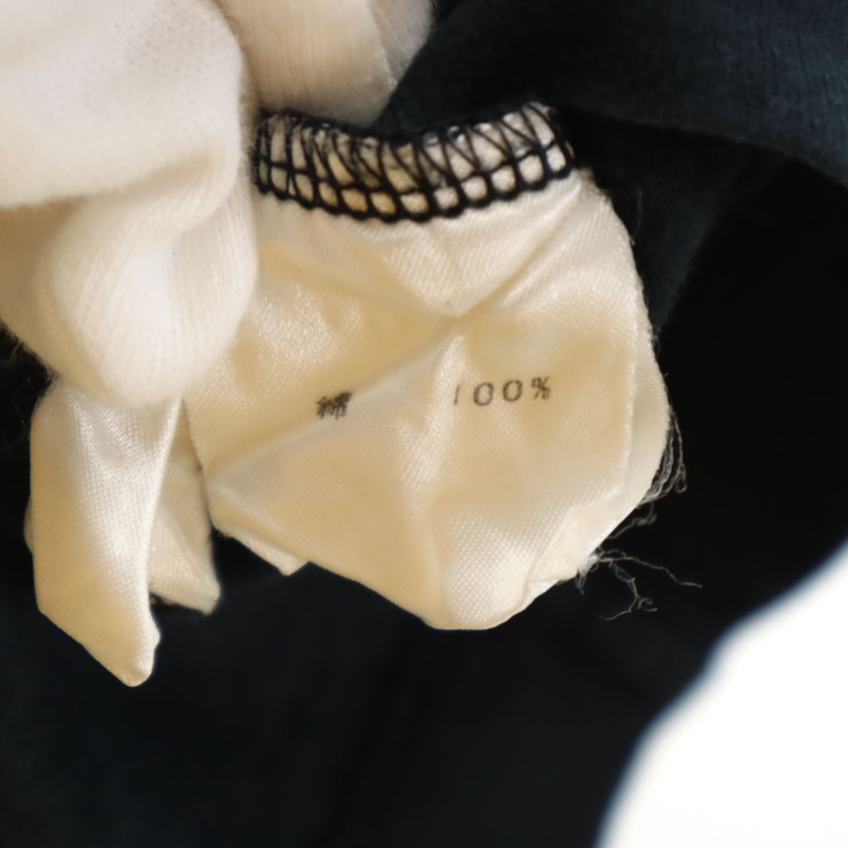 Emporio Armani エンポリオアルマーニ 日本製 半袖 Tシャツ S 黒 レディース