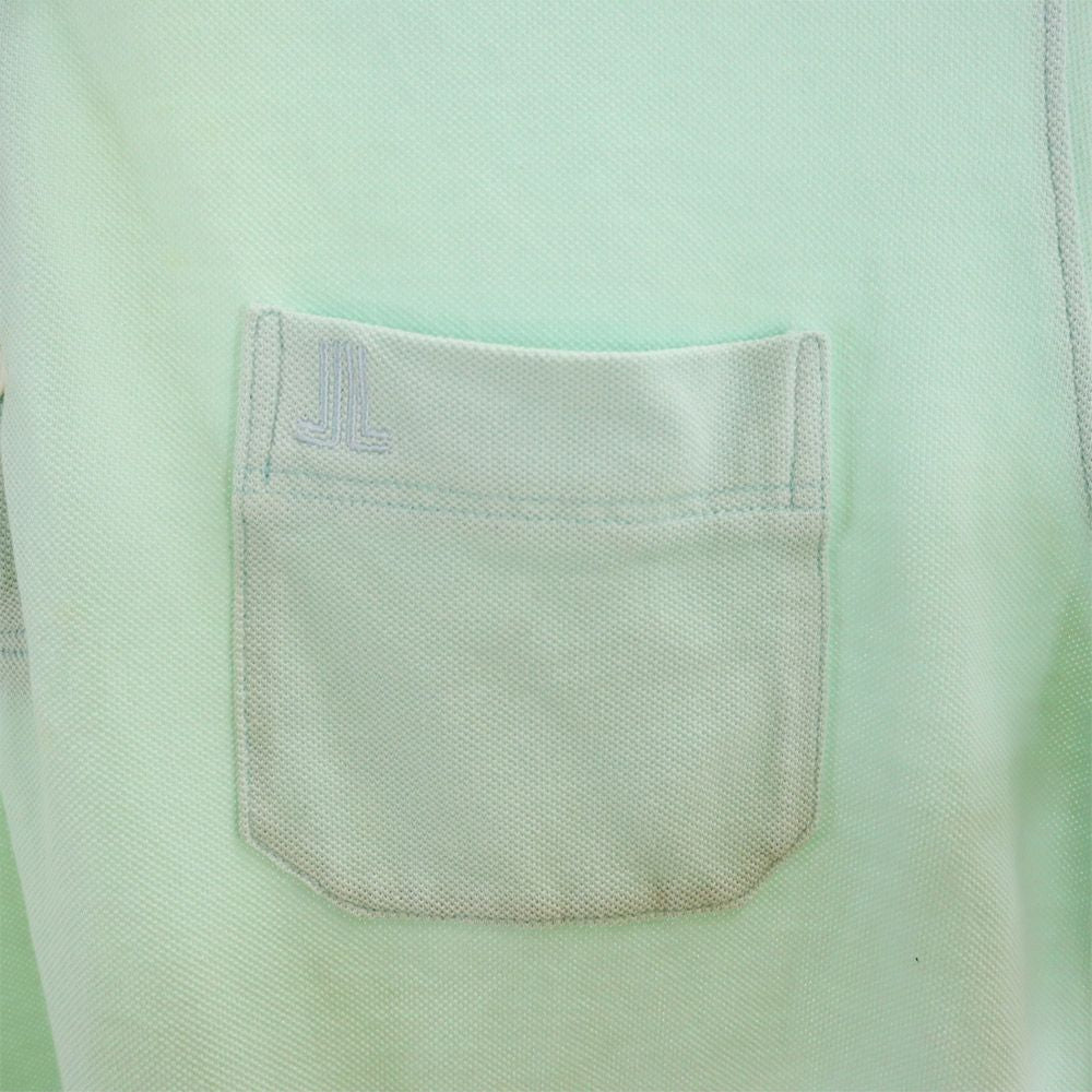 LANVIN SPORT ランバン スポーツ デサント 半袖 ポロシャツ L グリーン系 メンズ