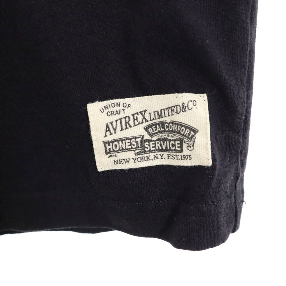 AVIREX アヴィレックス 半袖 Tシャツ XL 黒 メンズ