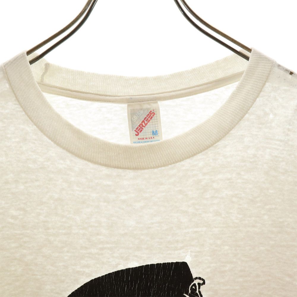 JERZEES ジャージーズ 90s USA製 オールド 半袖 Tシャツ M ホワイト系 メンズ