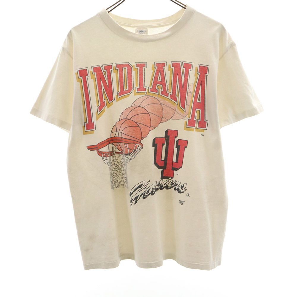 DELTA デルタ 90s USA製 オールド 半袖 Tシャツ L ホワイト系 メンズ