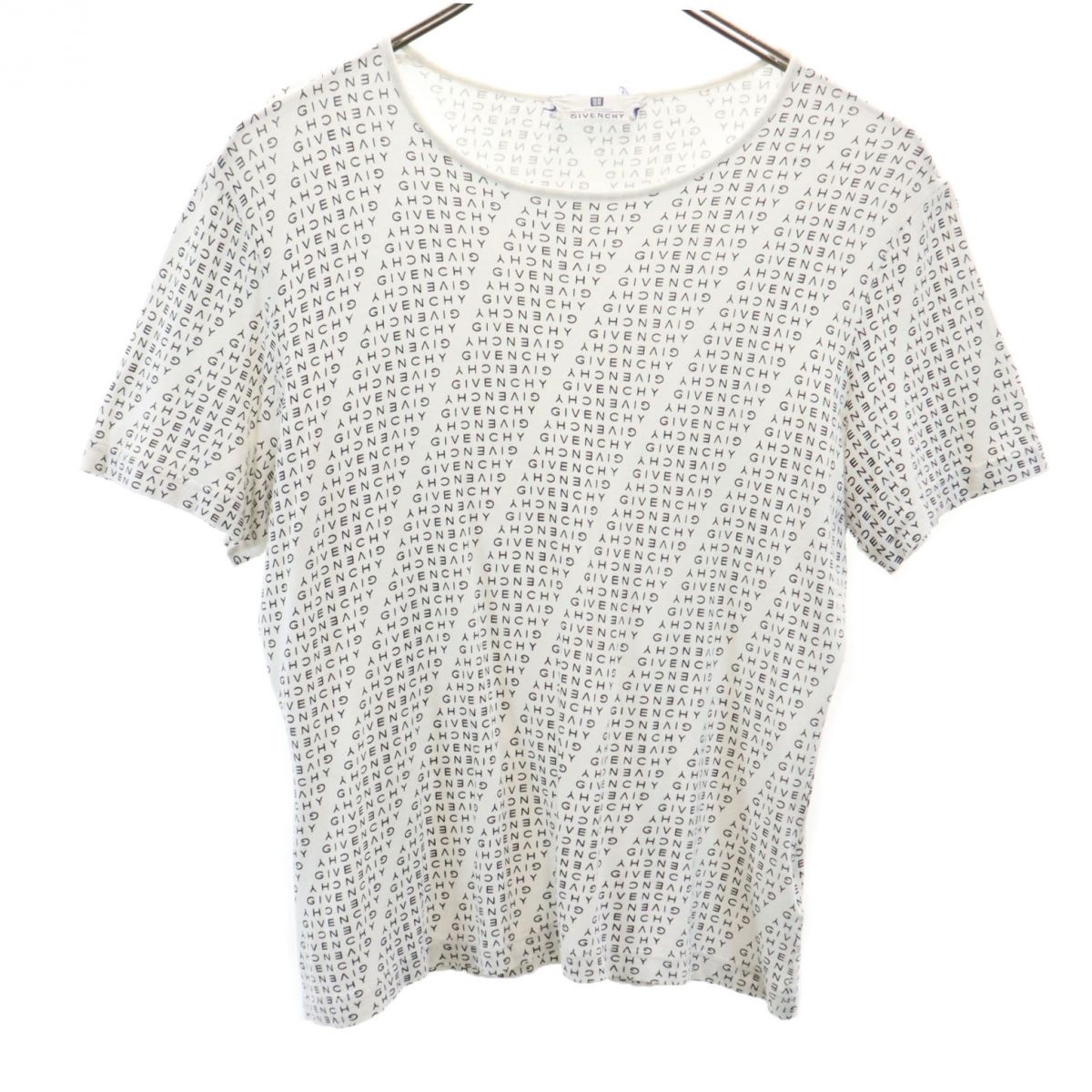 GIVENCHY ジバンシィ 総柄 半袖 Tシャツ L ホワイト レディース