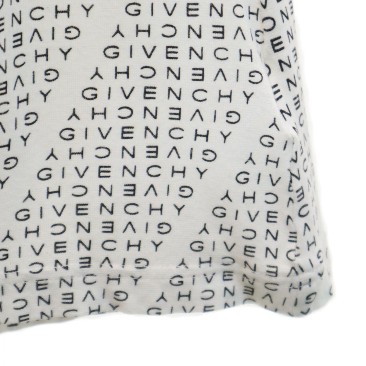 GIVENCHY ジバンシィ 総柄 半袖 Tシャツ L ホワイト レディース