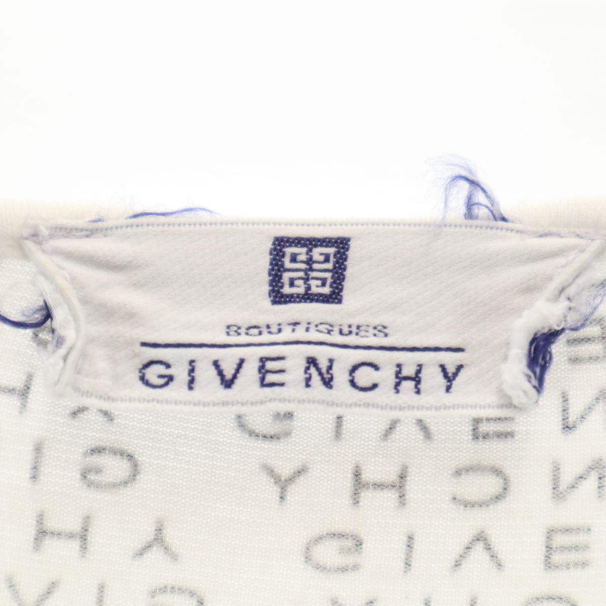 GIVENCHY ジバンシィ 総柄 半袖 Tシャツ L ホワイト レディース