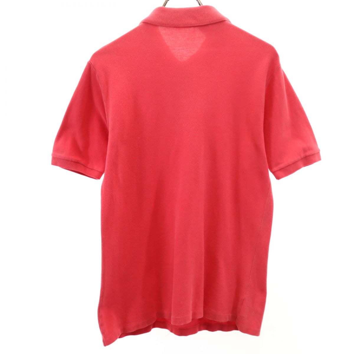 FRED PERRY フレッドペリー イギリス製 半袖 ポロシャツ 40 レッド 鹿の子 メンズ