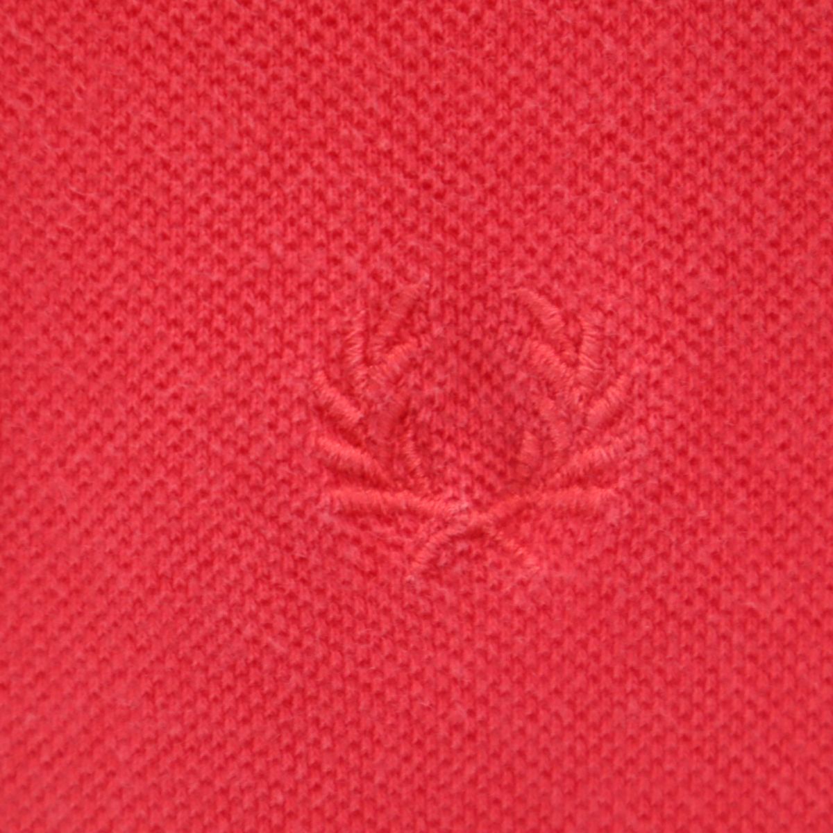 FRED PERRY フレッドペリー イギリス製 半袖 ポロシャツ 40 レッド 鹿の子 メンズ