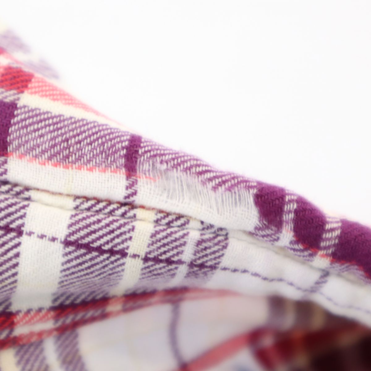 Dickies ディッキーズ 80s ヴィンテージ チェック柄 長袖 ボタンダウンシャツ XL レッド系 メンズ