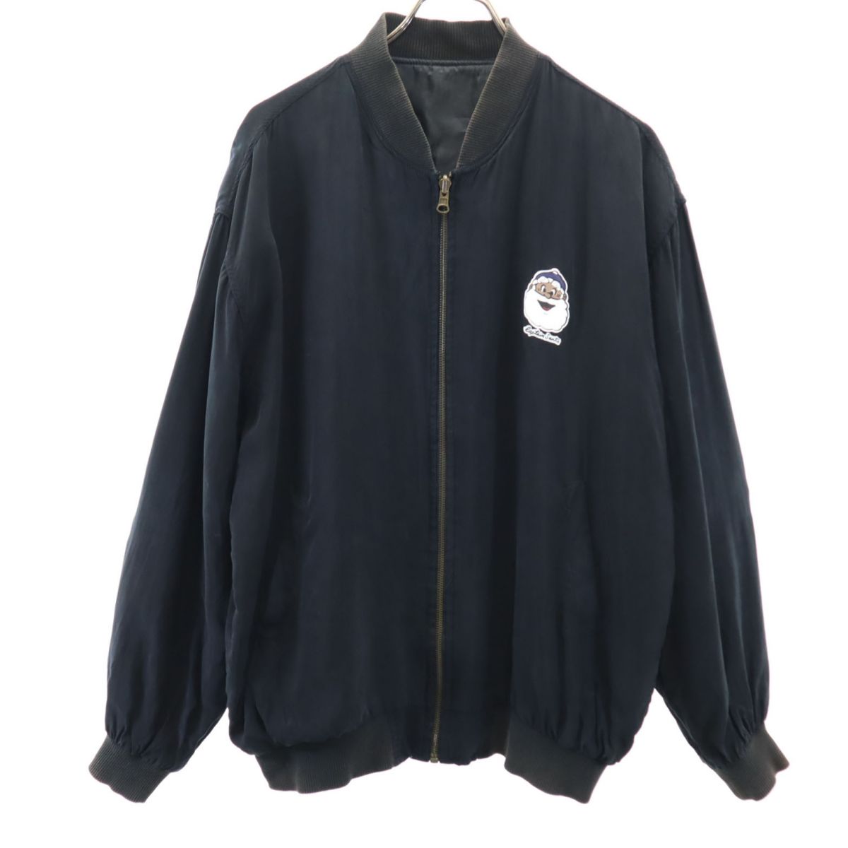 CAPTAIN SANTA キャプテンサンタ バックプリント リバーシブル ジップジャケット ブラック系 メンズ