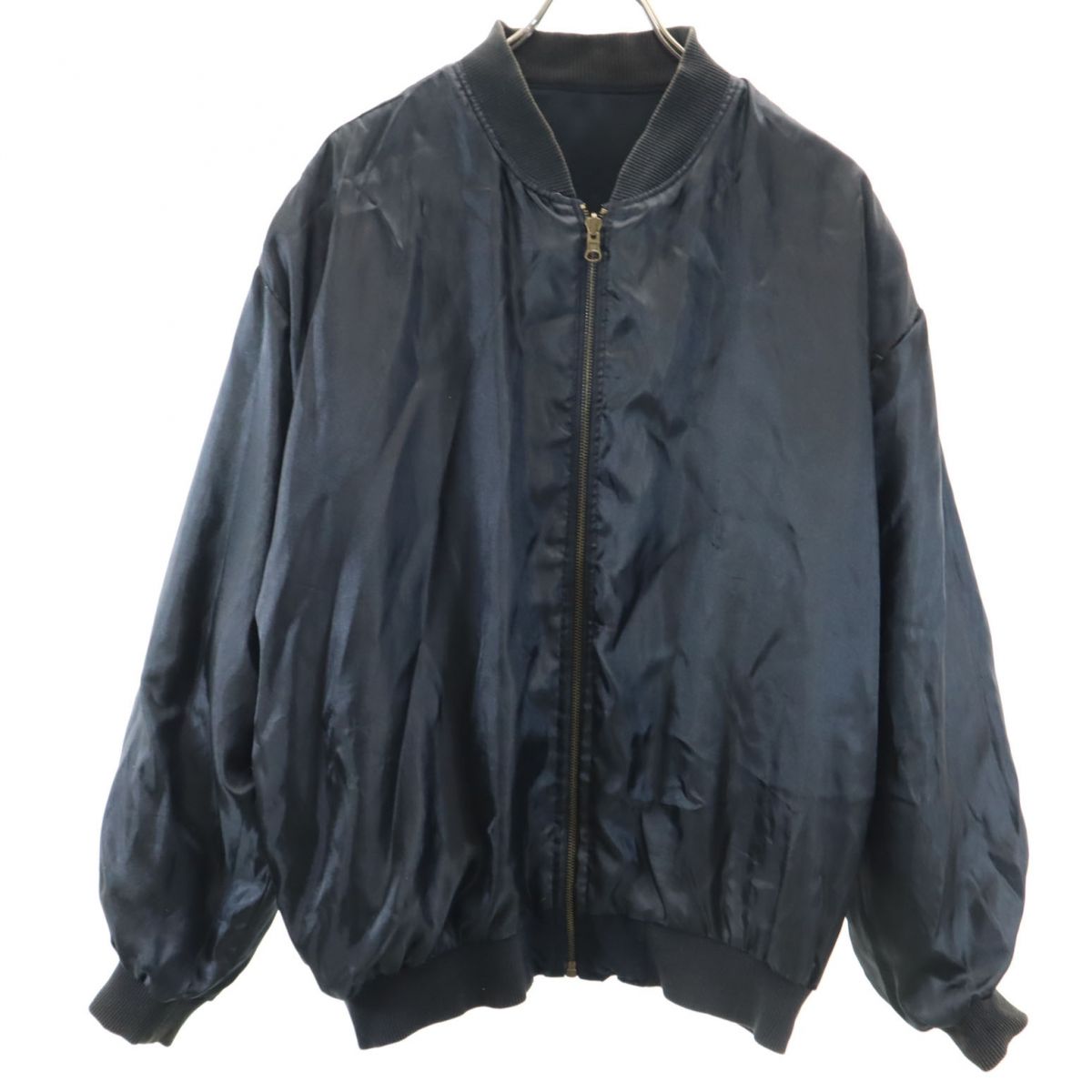 CAPTAIN SANTA キャプテンサンタ バックプリント リバーシブル ジップジャケット ブラック系 メンズ