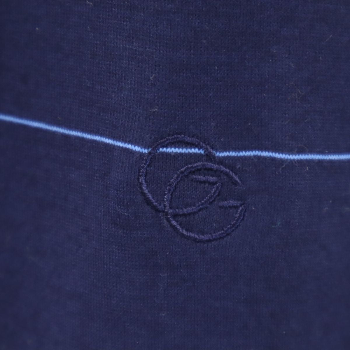 GIVENCHY ジバンシィ イタリア製 ライン入り 半袖 ポロシャツ S ネイビー GENTLEMAN PARIS メンズ