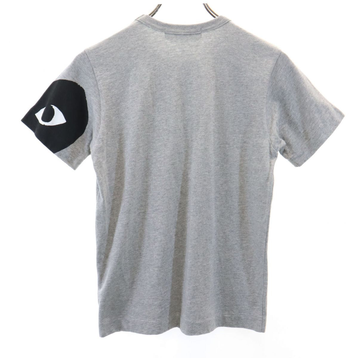 PLAY COMME des GARCONS プレイコムデギャルソン 2008年 日本製 プリント 半袖 Tシャツ M グレー レディース