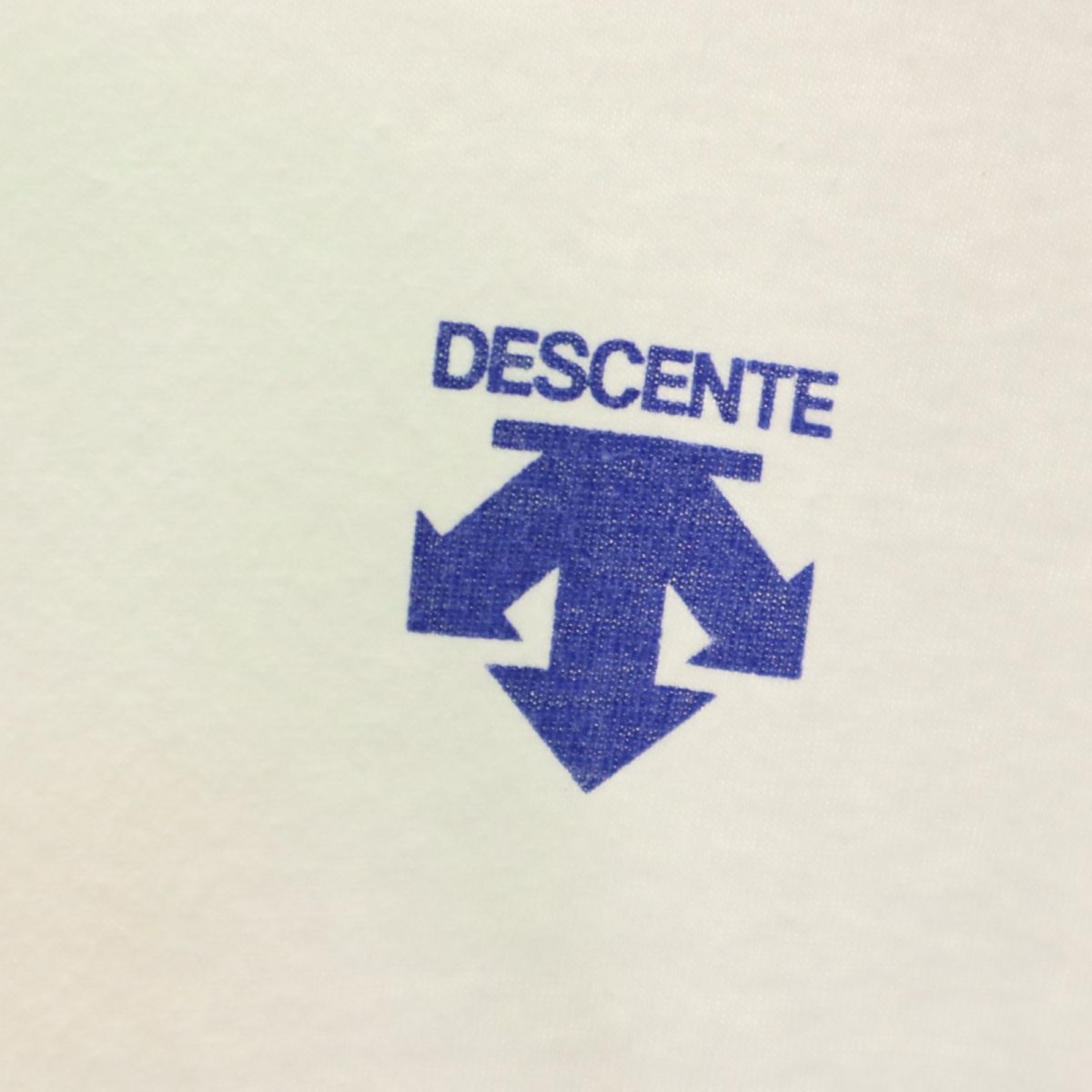 DESCENTE デサント 90s オールド バックプリント 半袖 Tシャツ L 白 メンズ