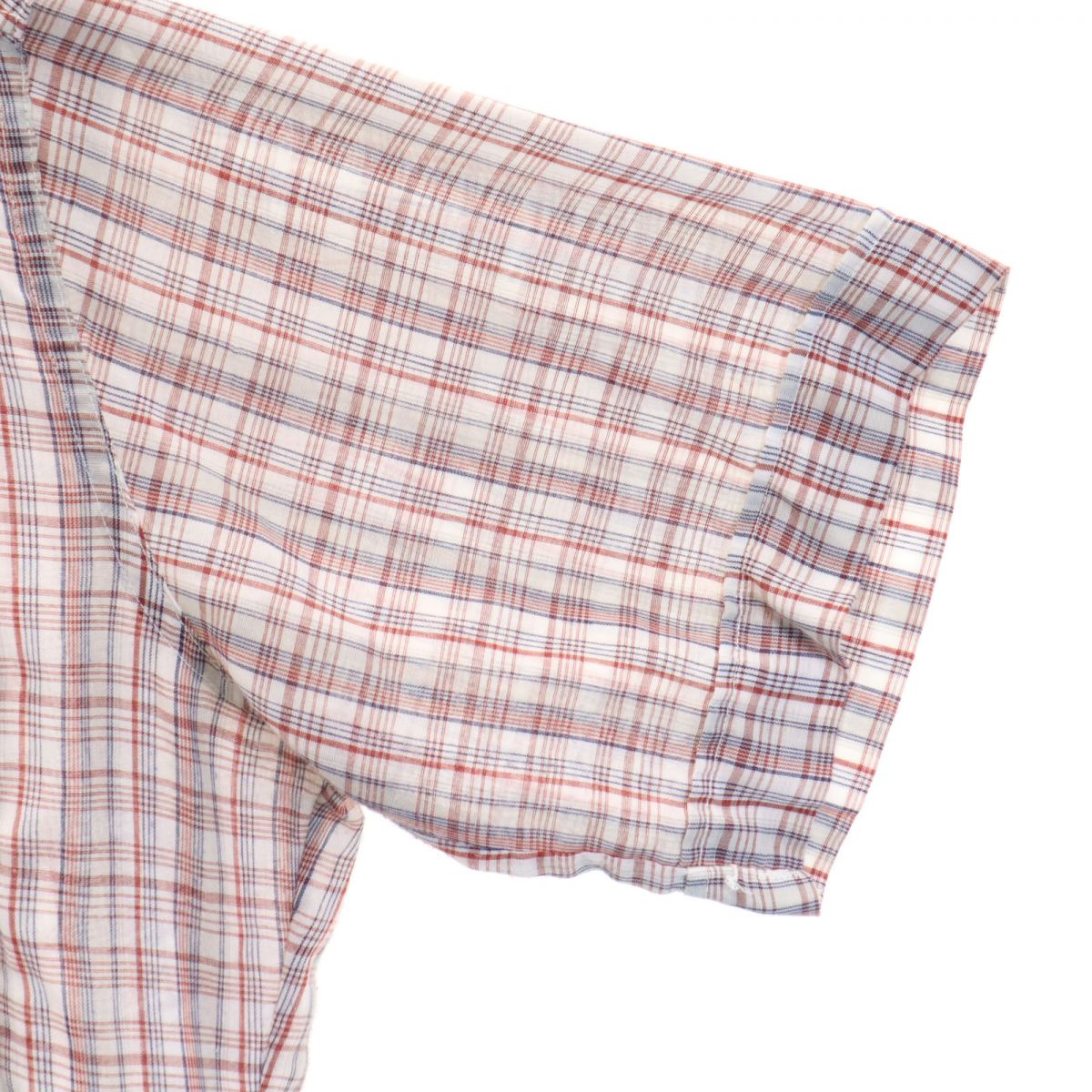 リーバイス 70s USA製 ヴィンテージ チェック柄 半袖 シャツ XL Levi's メンズ