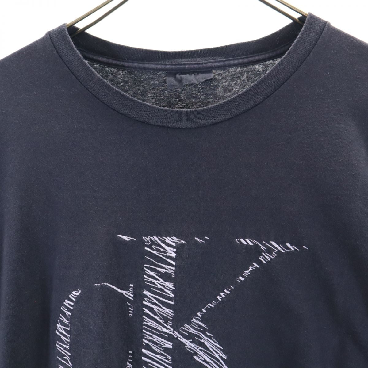 Calvin klein カルバンクライン 刺繍 半袖 Tシャツ グレー系 メンズ