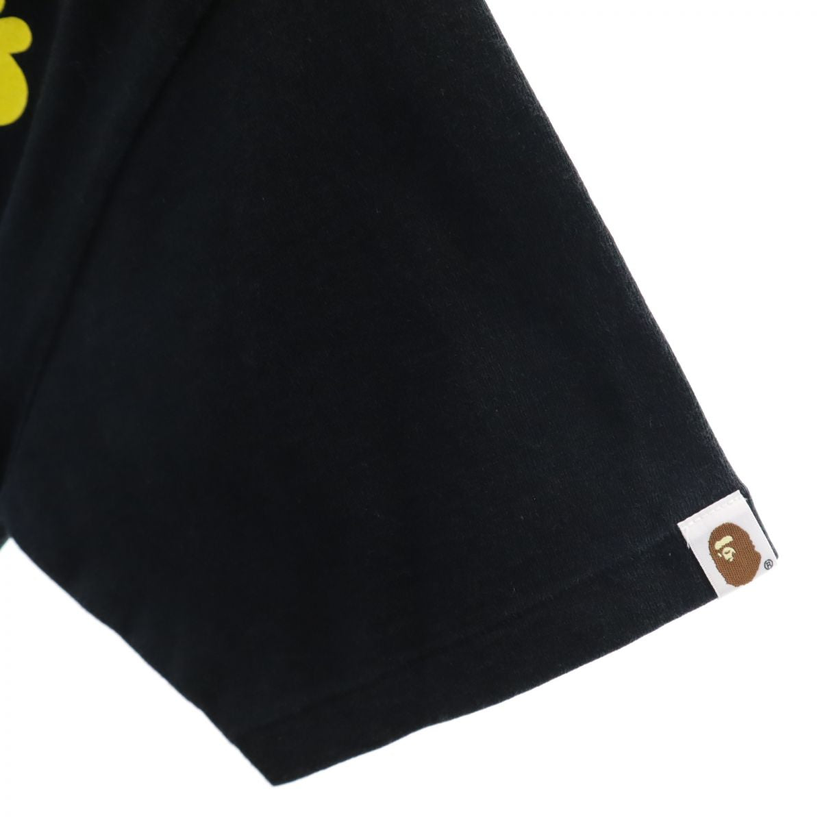 BAPE ベイプ 日本製 プリント 半袖 Tシャツ M ブラック A BATHING APE メンズ