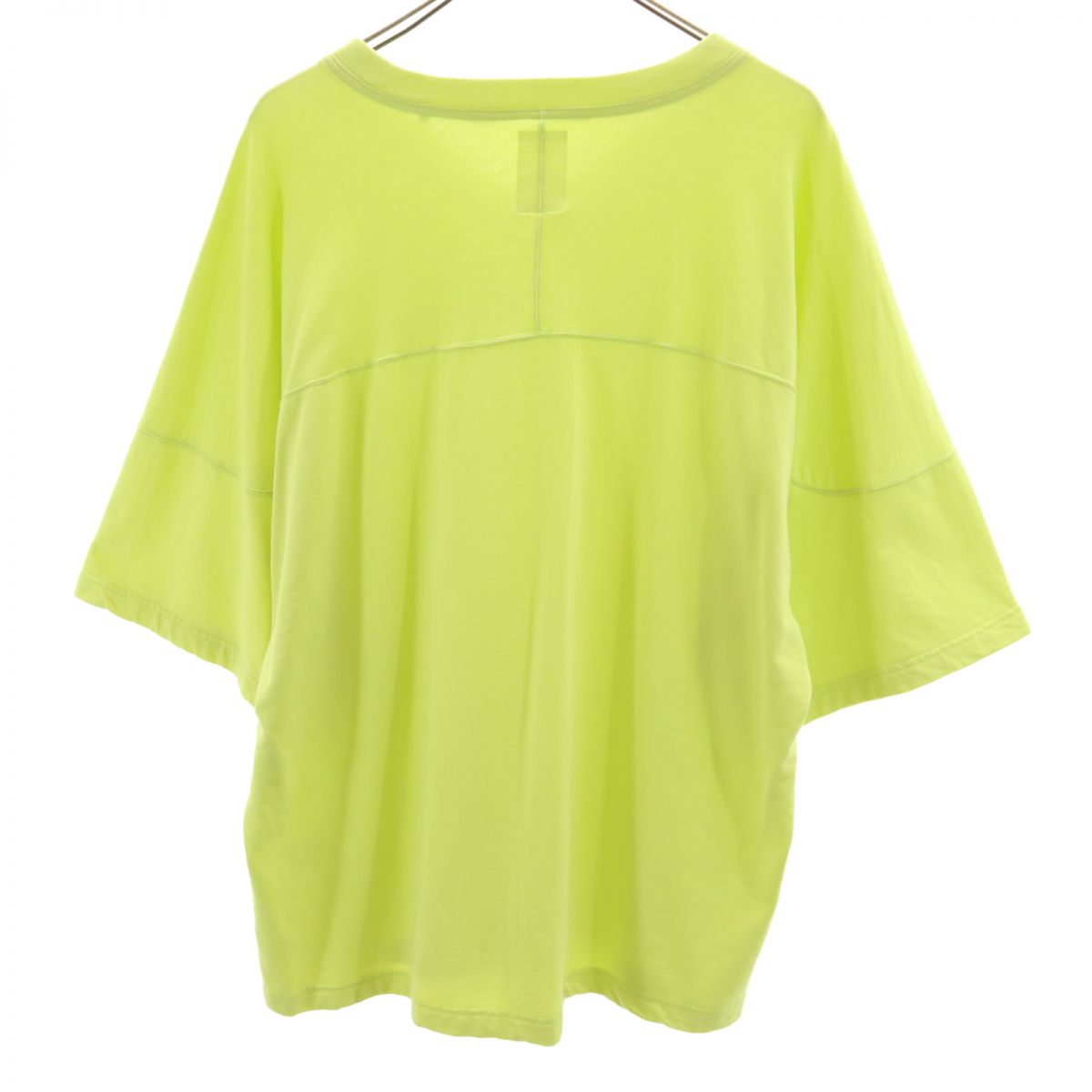 Name. ネーム 日本製 半袖 Tシャツ O ライトグリーン メンズ