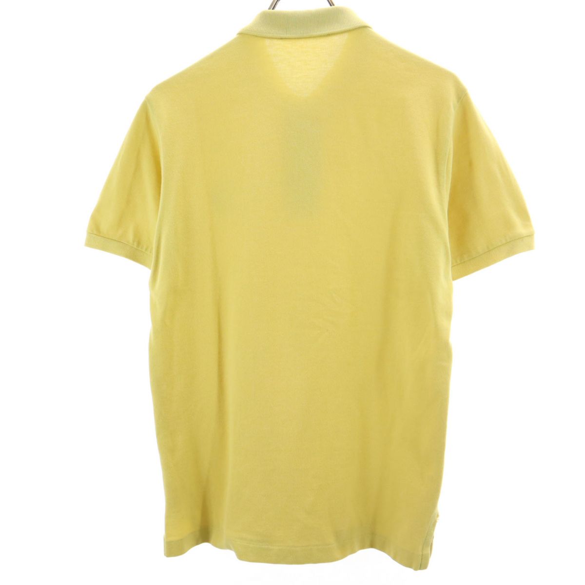 Burberrys バーバリーズ 90s オールド 半袖 ポロシャツ M イエロー 鹿の子 メンズ