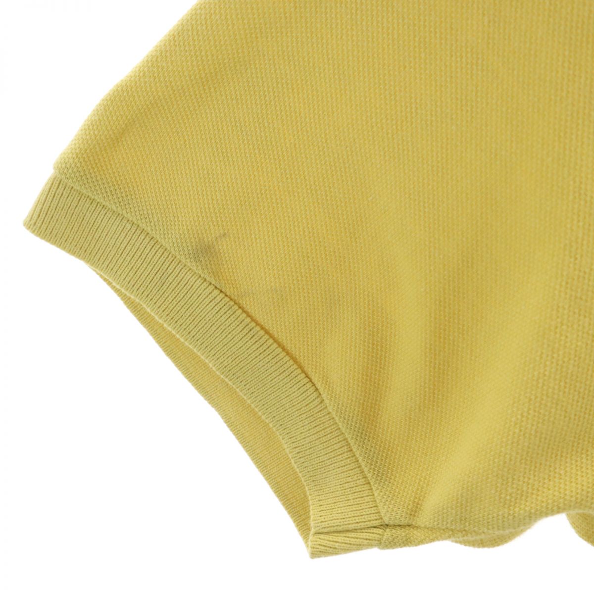 Burberrys バーバリーズ 90s オールド 半袖 ポロシャツ M イエロー 鹿の子 メンズ