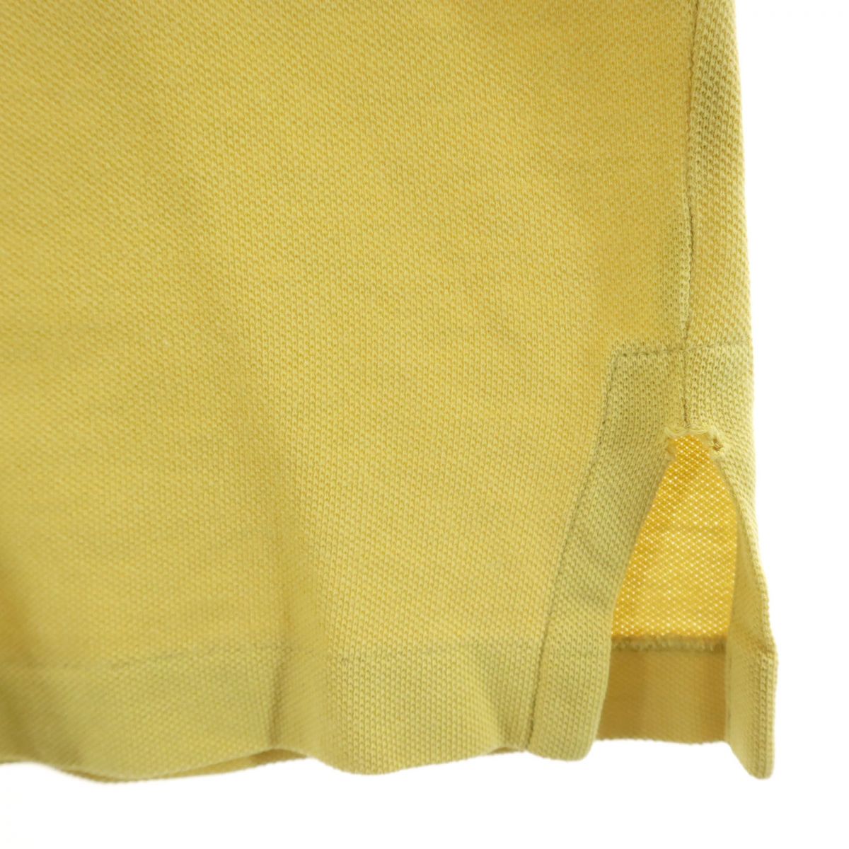 Burberrys バーバリーズ 90s オールド 半袖 ポロシャツ M イエロー 鹿の子 メンズ