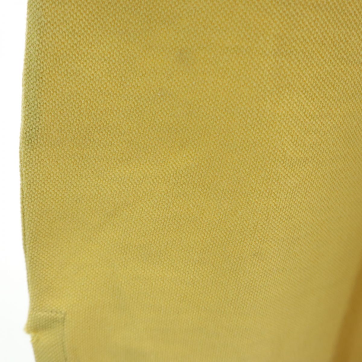 Burberrys バーバリーズ 90s オールド 半袖 ポロシャツ M イエロー 鹿の子 メンズ