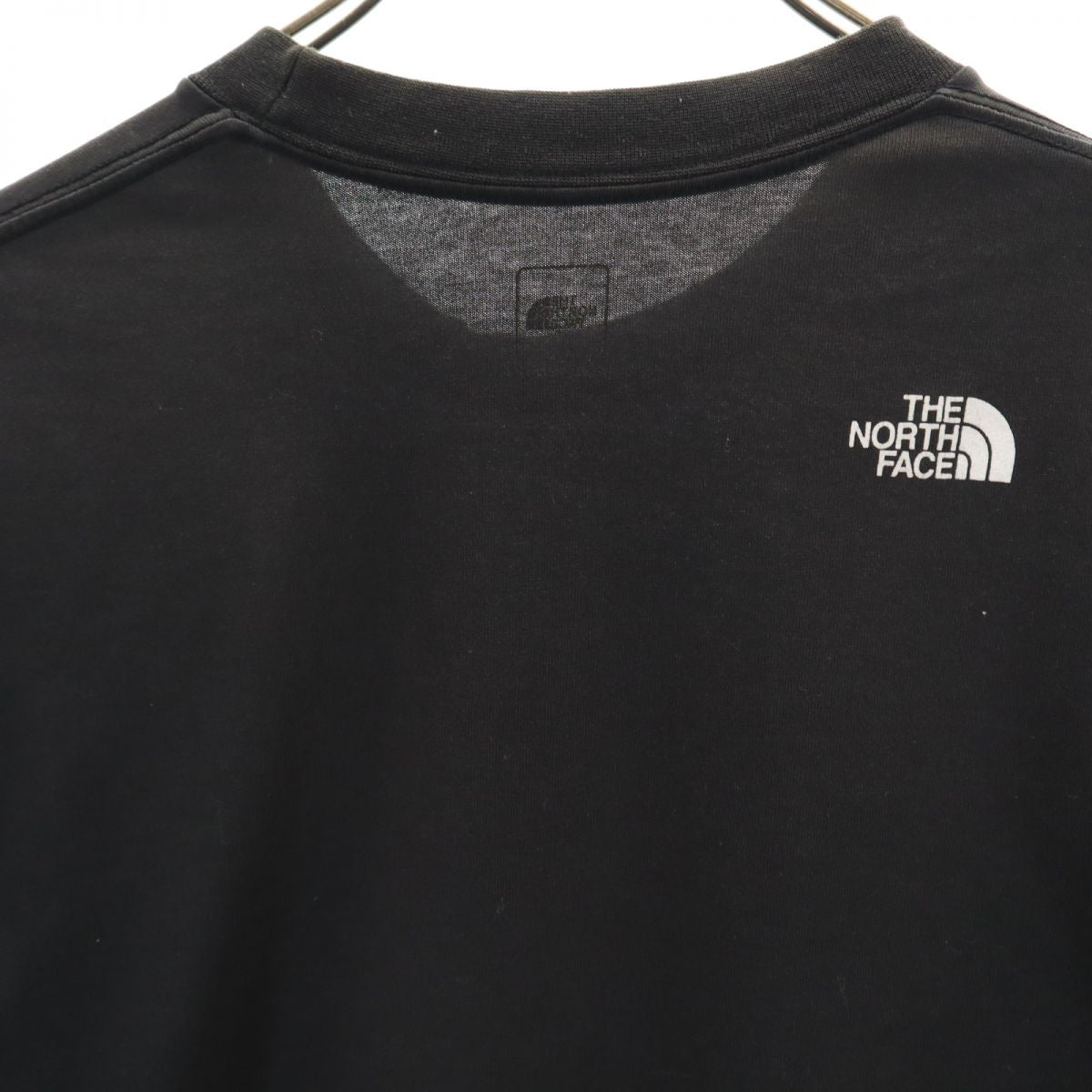 ノースフェイス アウトドア NT31902 両面プリント 半袖 Tシャツ L ブラック THE NORTH FACE メンズ