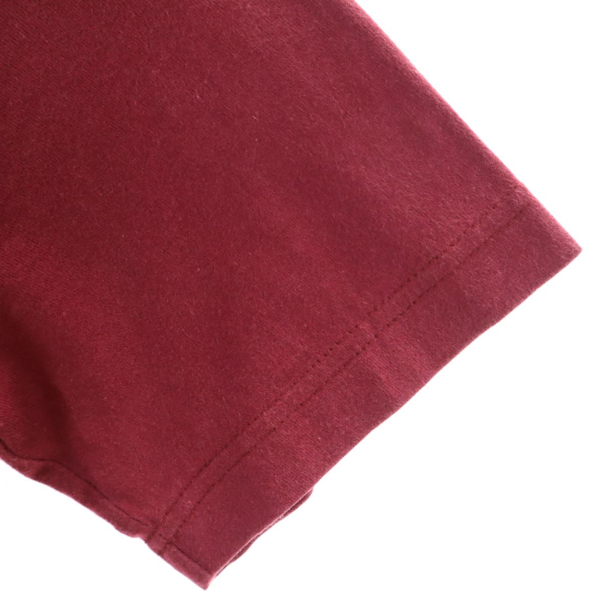 両面プリント 半袖 Tシャツ S レッド メンズ