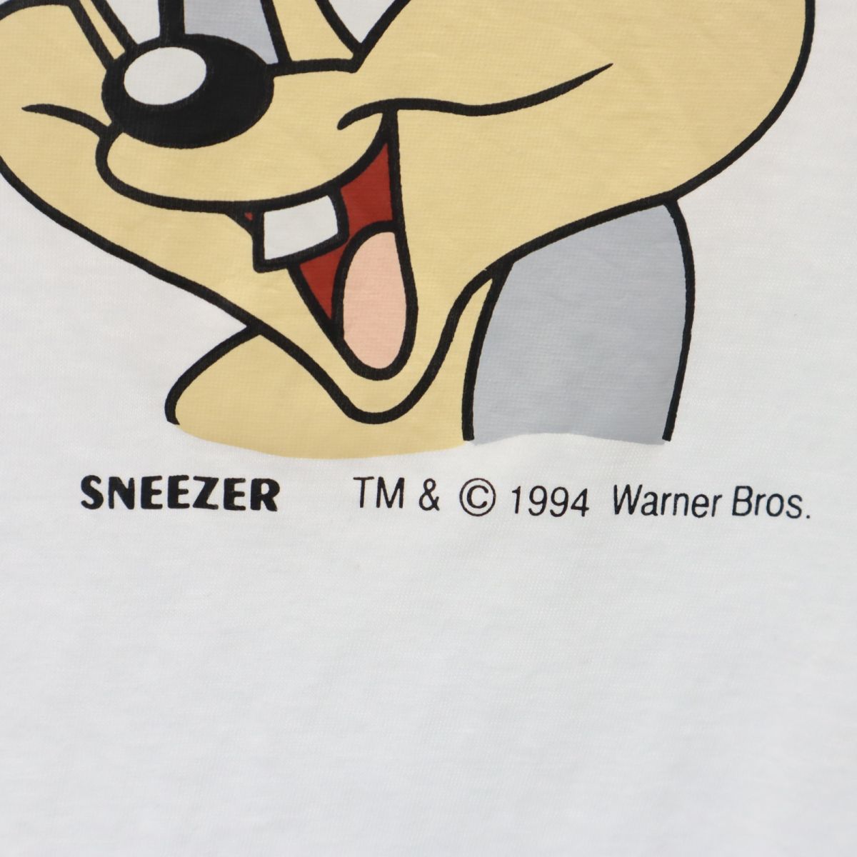 タイニートゥーンズ 90s オールド プリント 半袖 Tシャツ LL ホワイト TINYTOON メンズ