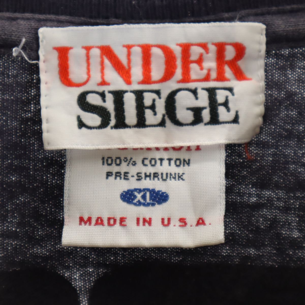 アンビル USA製 オールド プリント 半袖 Tシャツ XL ネイビー anbil メンズ