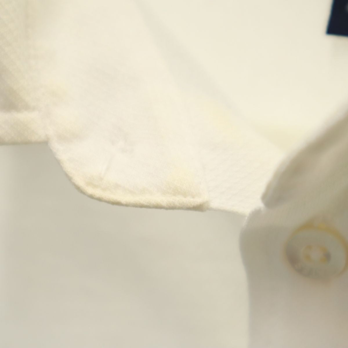 PEARLY GATES パーリーゲイツ ゴルフ 長袖 ハーフボタン ポロシャツ 4 ホワイト メンズ