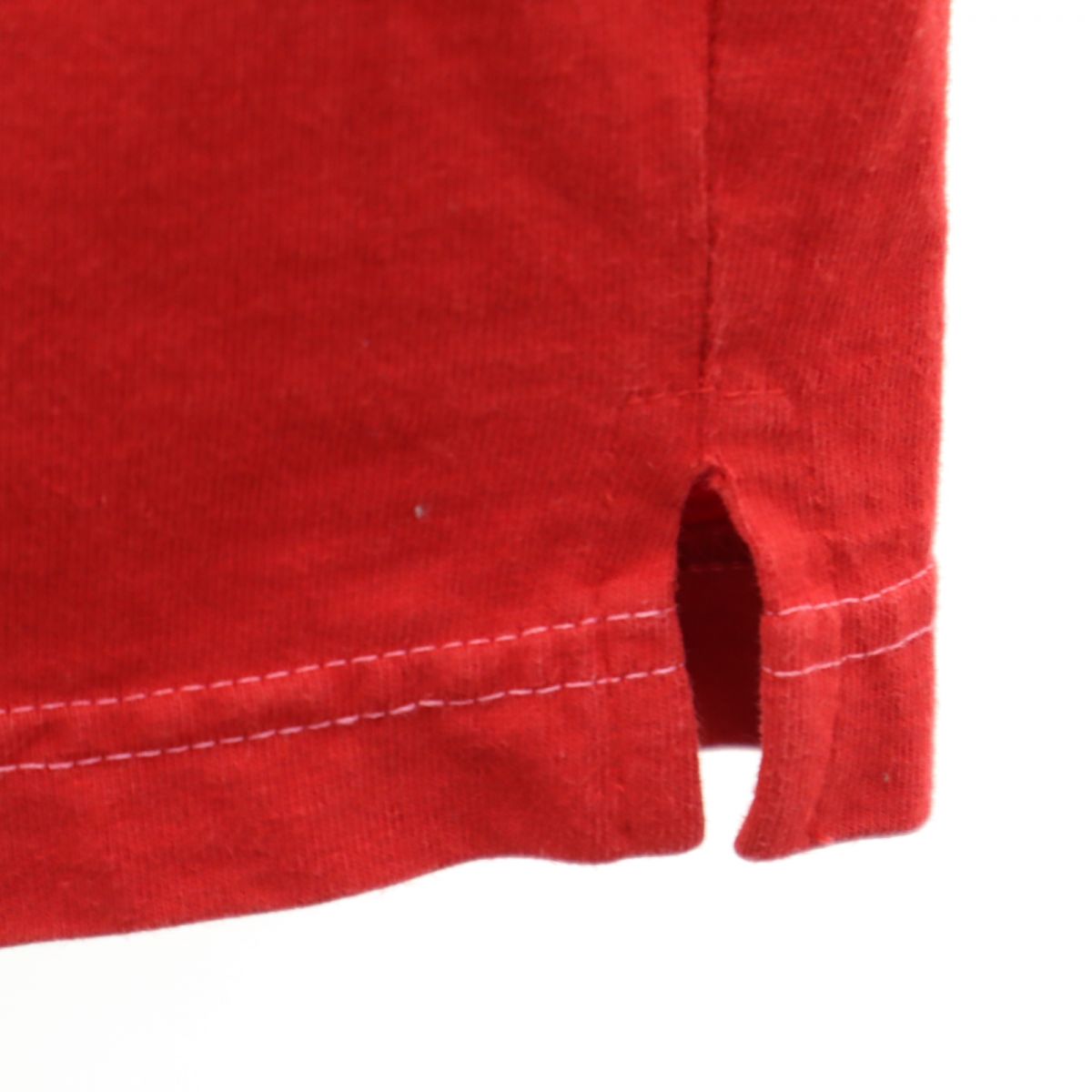 PRO Edge オールド ボーダー 半袖 ポロシャツ L レッド系 PRO Edge メンズ