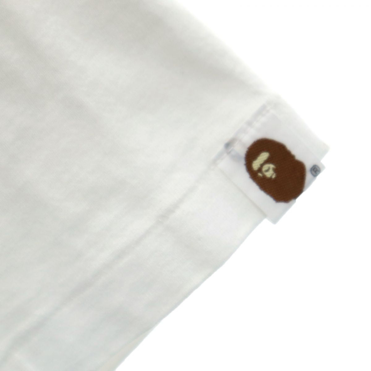 ベイプ 日本製 プリント 半袖 Tシャツ M ホワイト BAPE A BATHING APE メンズ