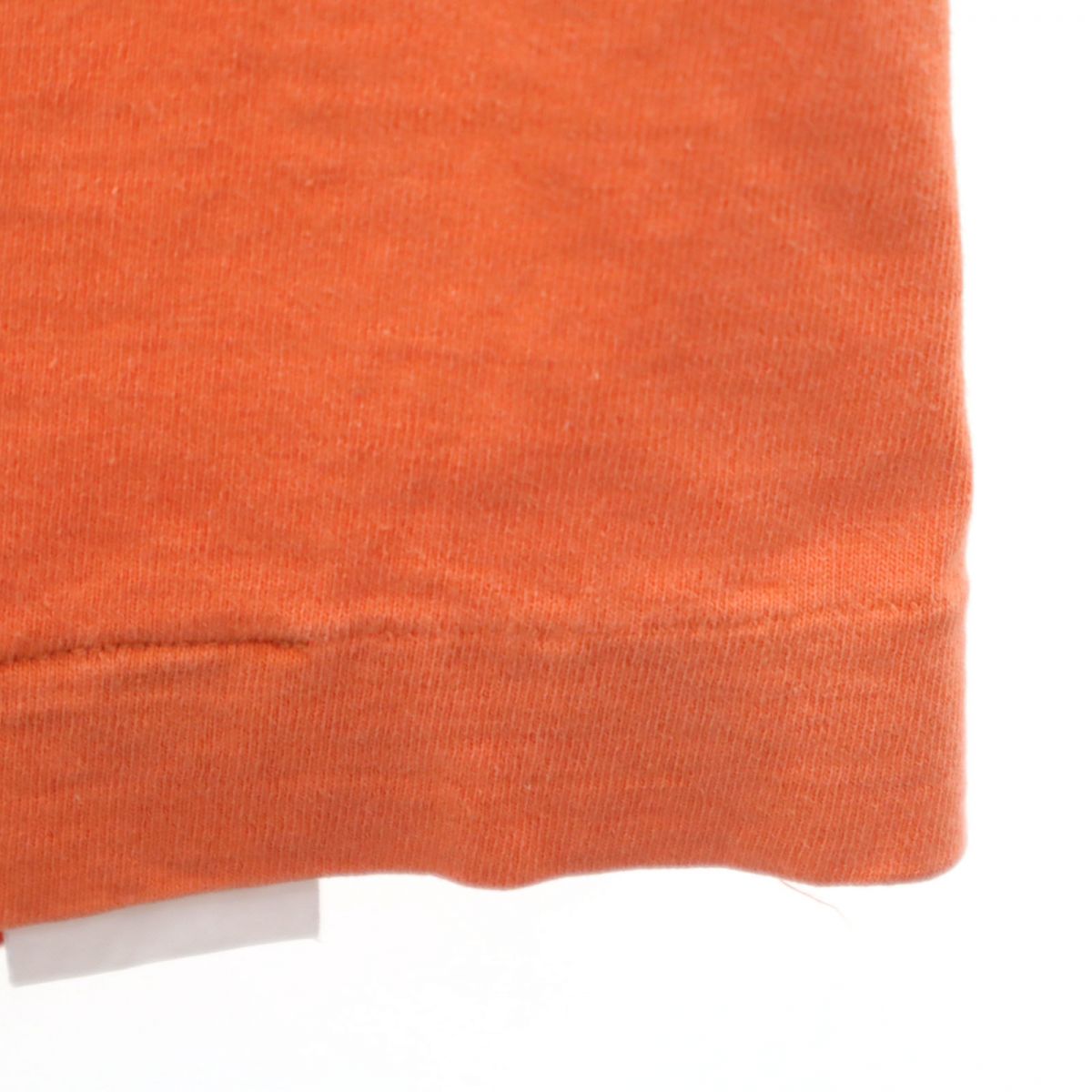 A BATHING APE アベイシングエイプ 両面プリント 半袖 Tシャツ M イエロー×オレンジ メンズ