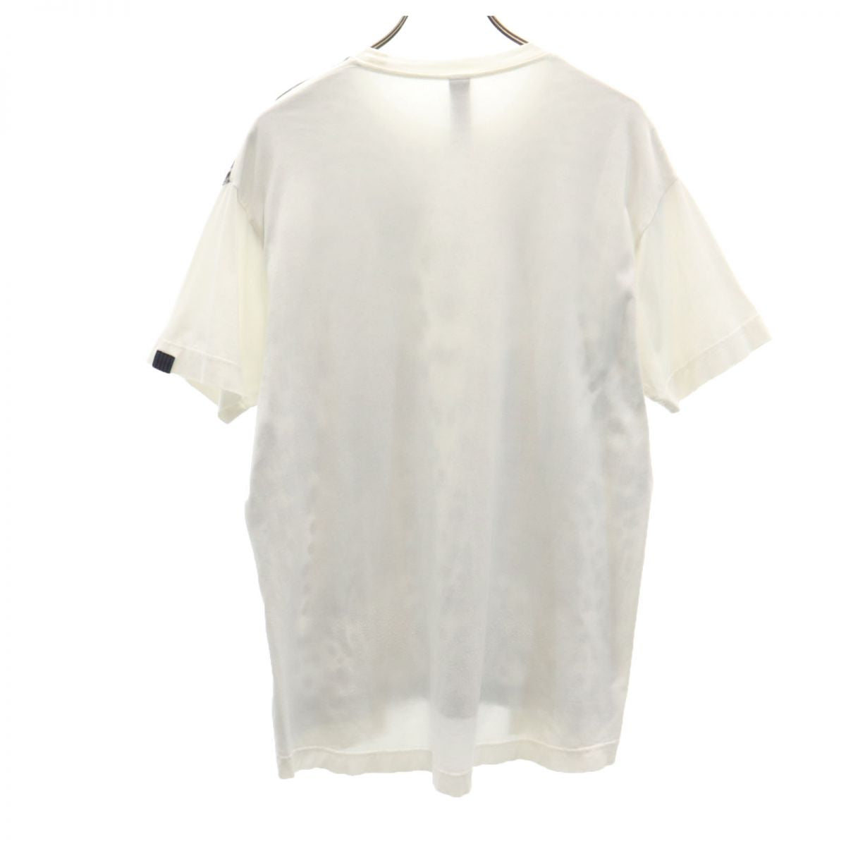 ミハラヤスヒロ 日本製 ヒョウ柄 半袖 Tシャツ 44 白×黒 MIHARA YASUHIRO メンズ