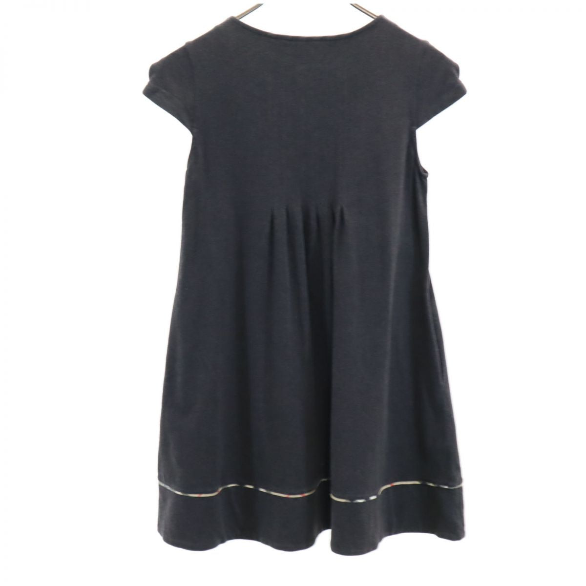 Burberrys バーバリーズ 三陽商会 日本製 半袖 チュニック 150A グレー フレンチスリーブ キッズ