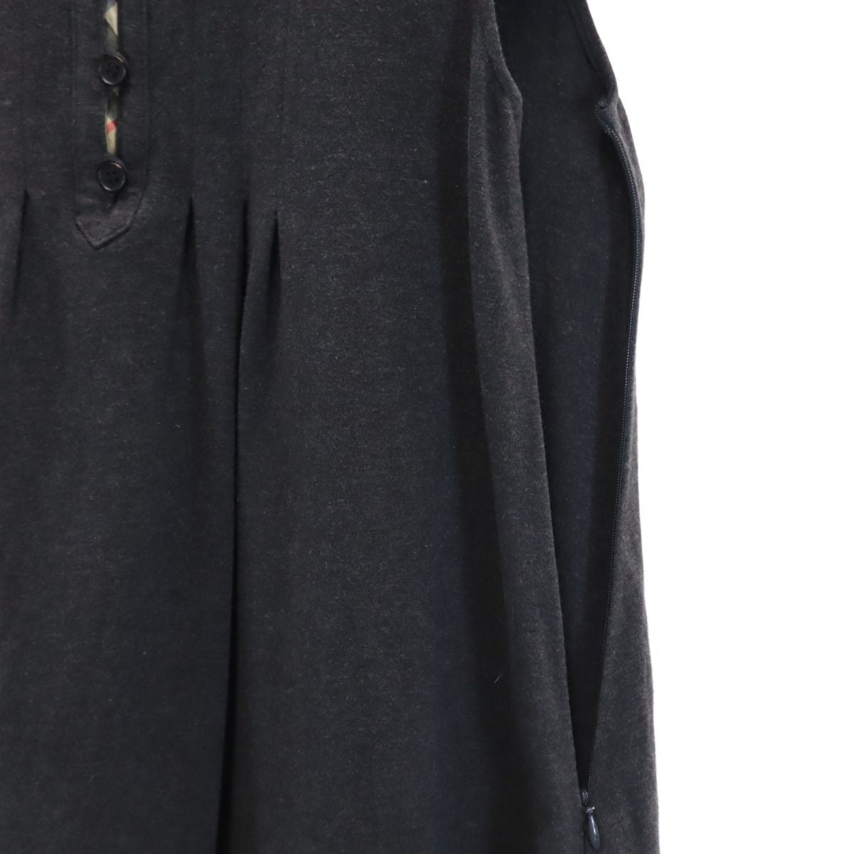 Burberrys バーバリーズ 三陽商会 日本製 半袖 チュニック 150A グレー フレンチスリーブ キッズ