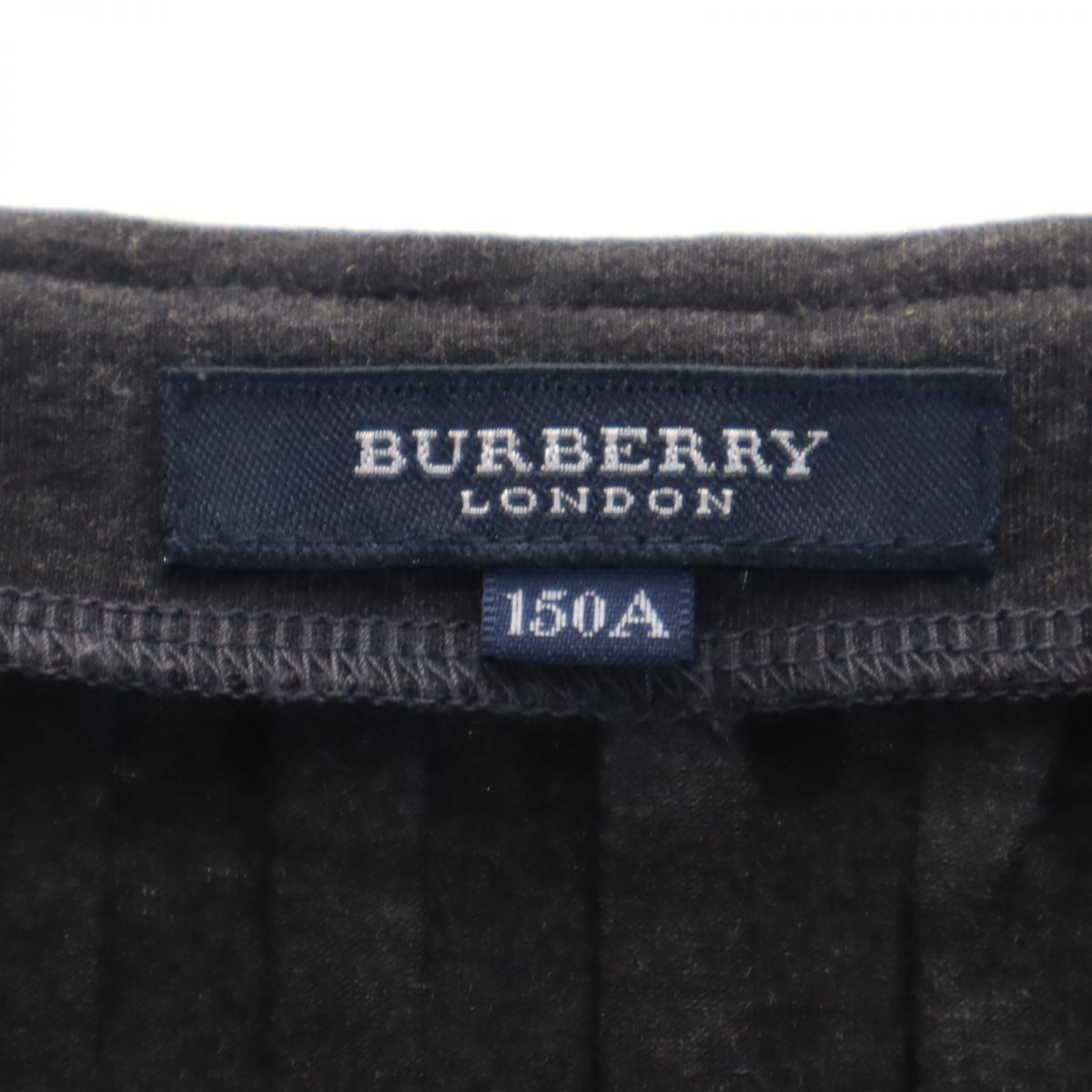 Burberrys バーバリーズ 三陽商会 日本製 半袖 チュニック 150A グレー フレンチスリーブ キッズ